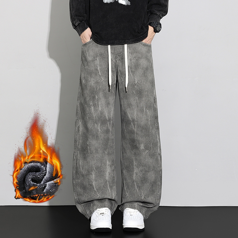Streetwear Brand Vintage - 2026 männer Lose Baumwolle Hosen Mode