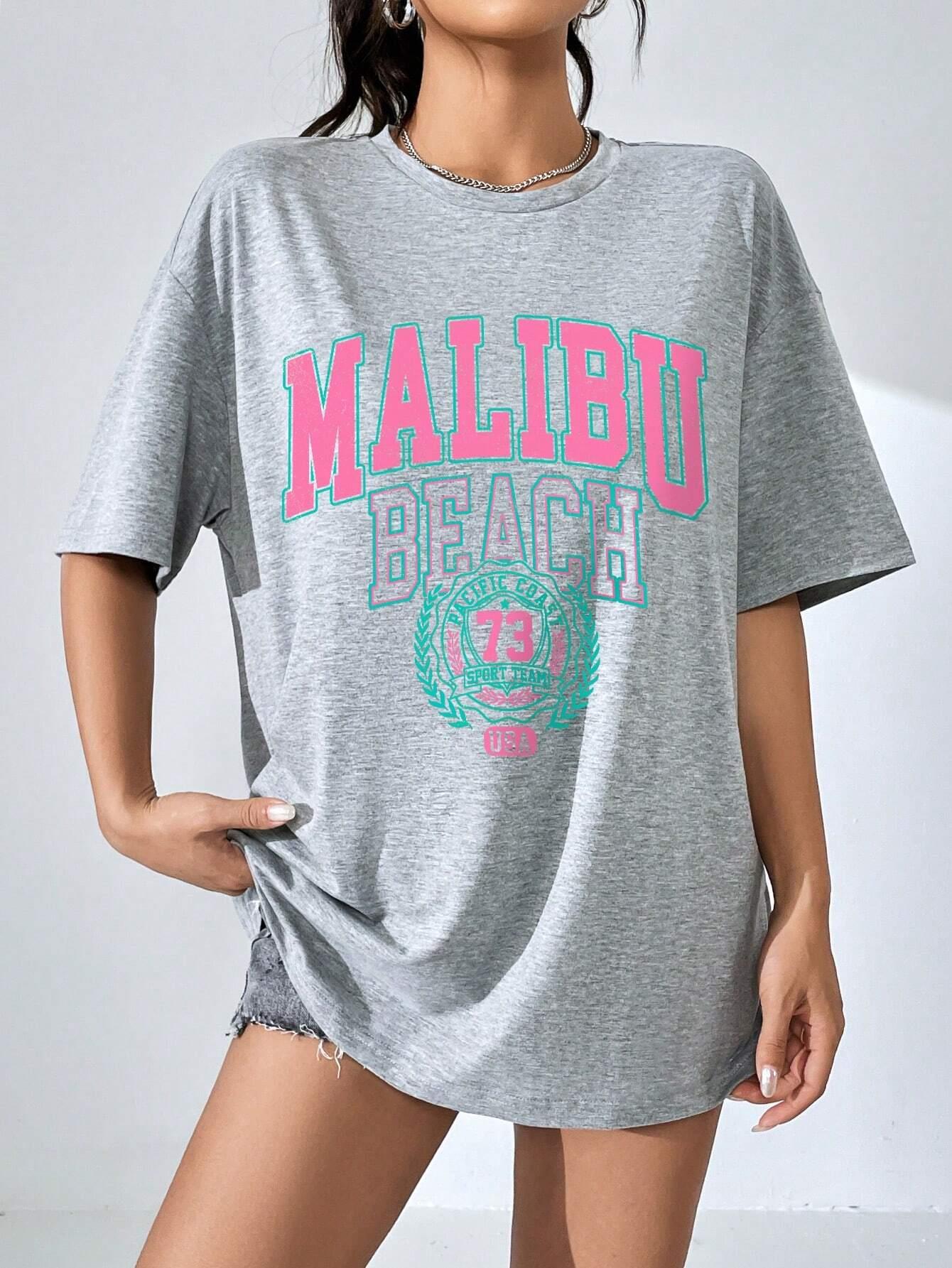 Malibu Strand Brief Drucken Dr – Streetwear Brand Tees Bewertung und Preis