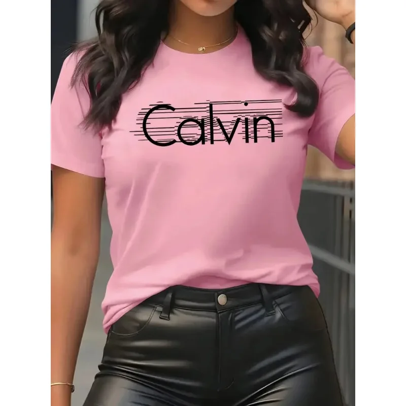 Calvin Damen T-Shirt Freizeit  – Streetwear Brand Tees Bewertung und Preis
